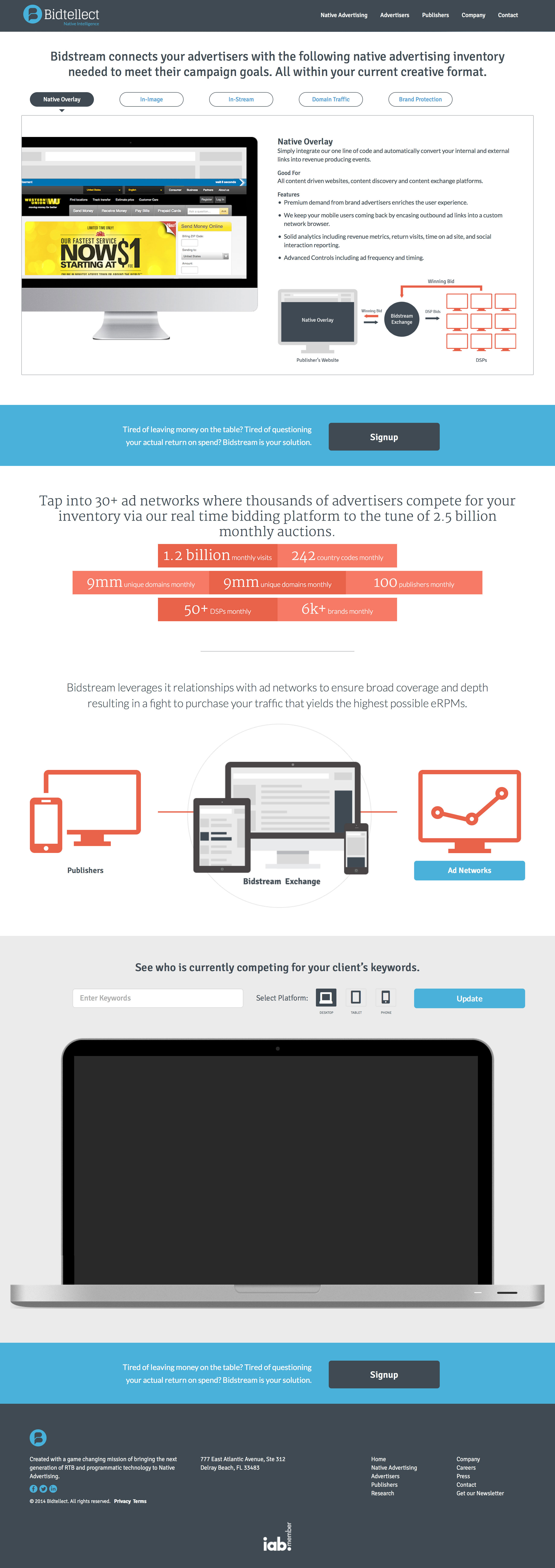 Bootstrap responsive website design