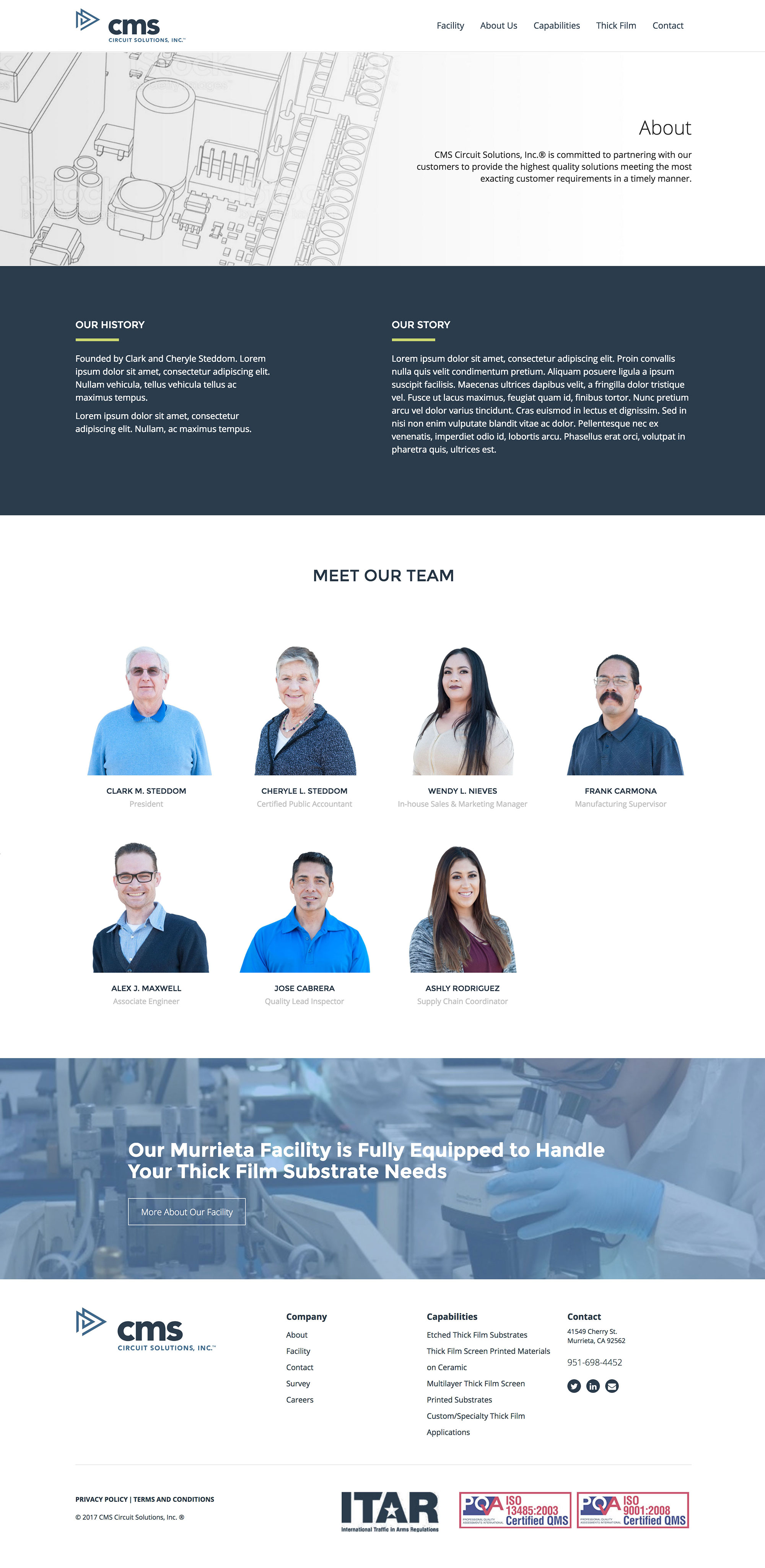 CMS Circuit Solutions Web Design and Photography