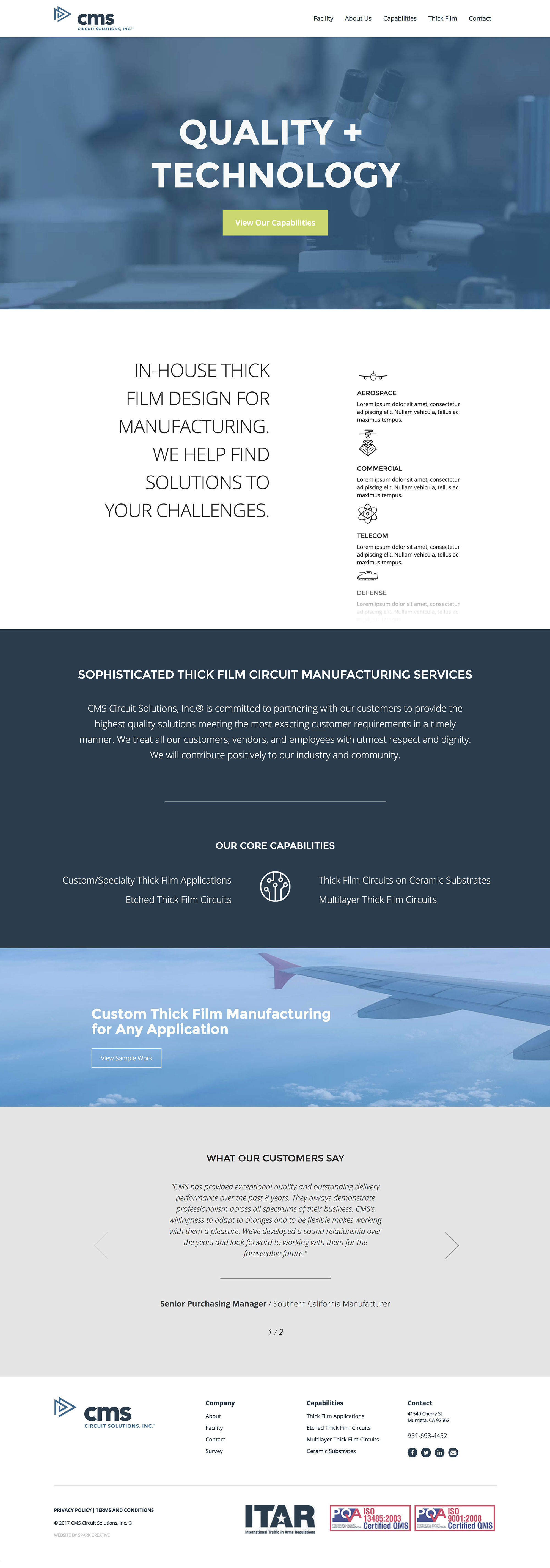 Web Design for CMS Murrieta CA