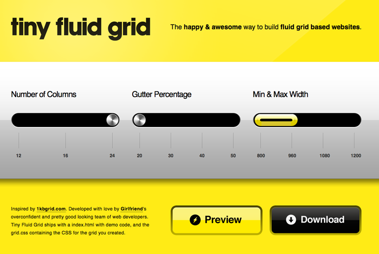 Tiny Fluid Grid, web designers in Riverside CA