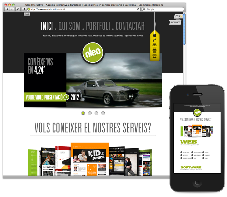 oleo responsive website