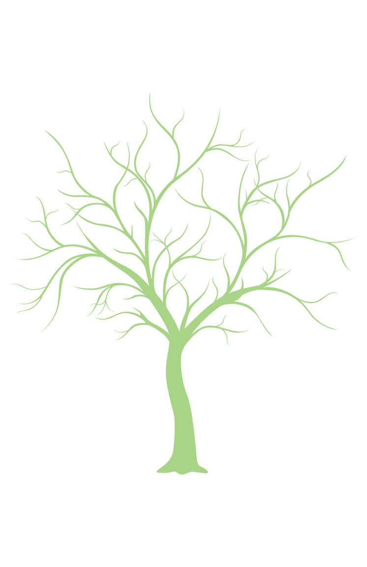 Download this thumbprint tree template