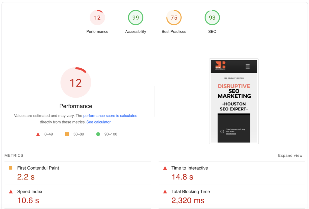 website optimization for speed and loading quiclkly